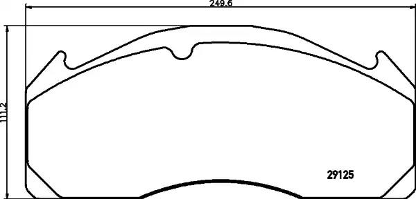 29125 brake pad