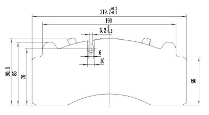DA05 brake pad