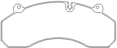 WG9100 brake pad